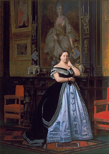 Charlotte James de Rothschild - par Jean-Léon Gérôme- huile 49,6 x 35,8 cm - 1866